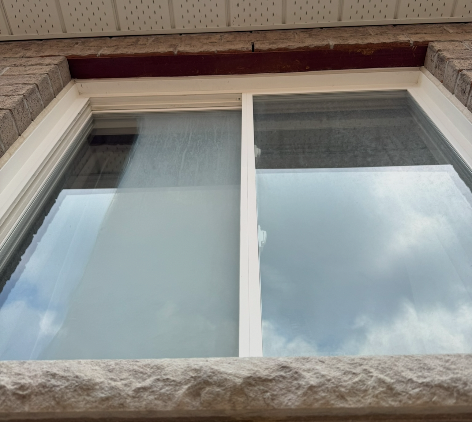 Before window cleaning