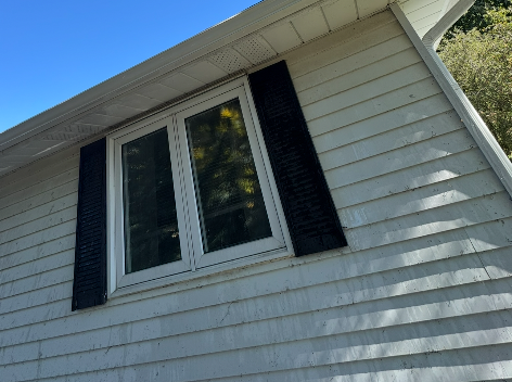 After gutter cleaning